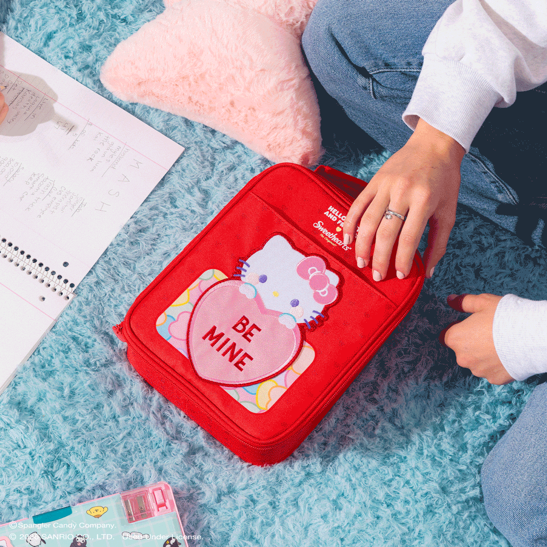 hello-kitty-and-friends-x-sweethearts-candies-slim-lunch-cooler-e0 SanrioxSweethearts_NATIVE_PDP_Vertical-Lunch_GIF.gif